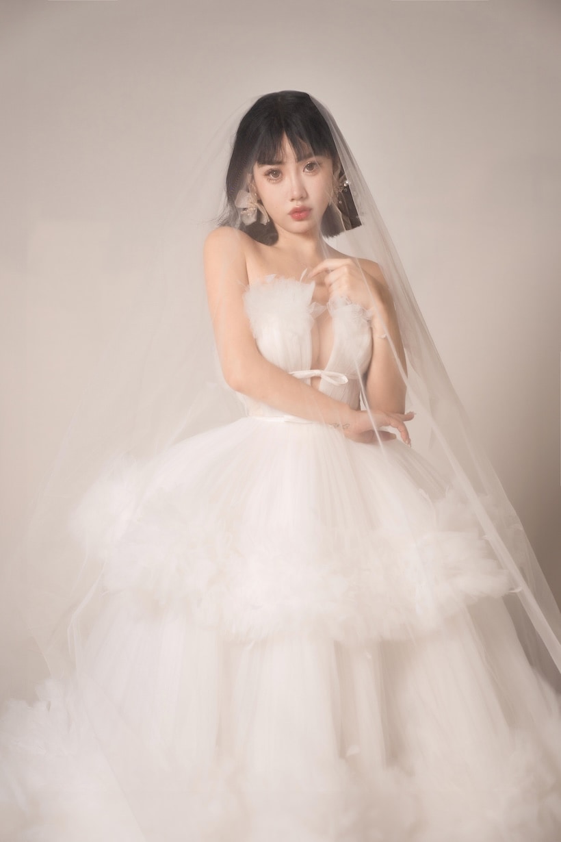 兩穿式蛋糕裙短婚紗 台北禮服租借 ROYAL MANSION 蘿亞結婚精品