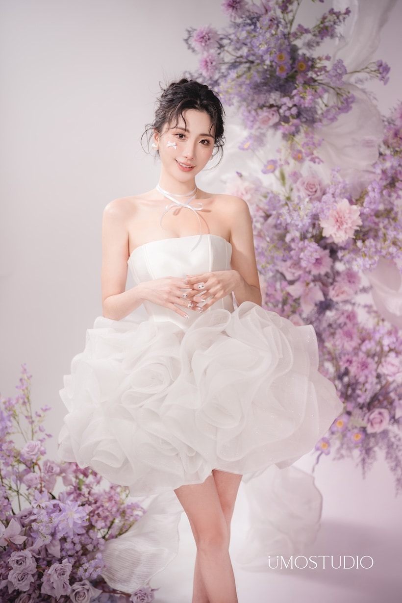 玫瑰花語短婚紗 台北禮服租借 ROYAL MANSION 蘿亞結婚精品
