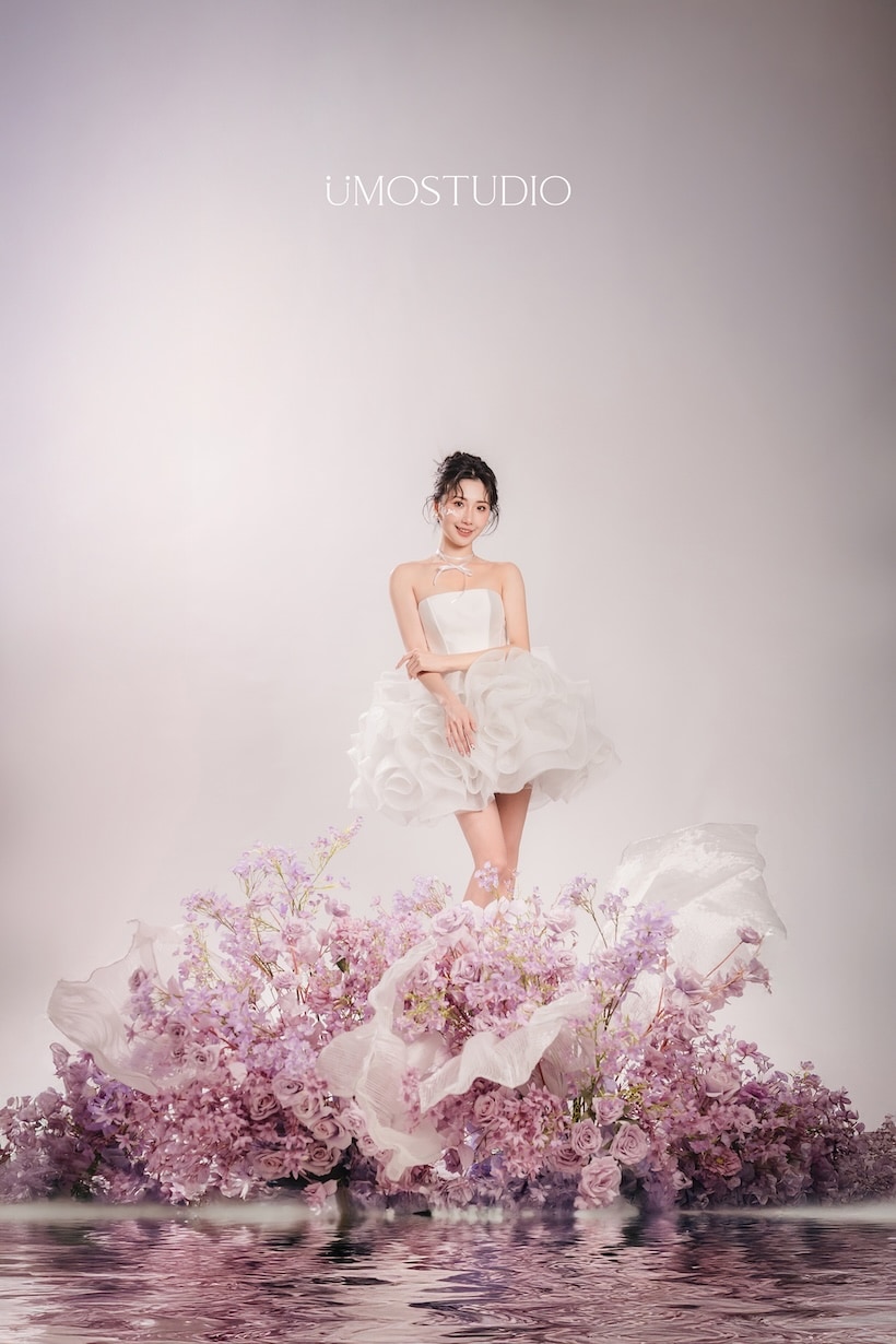 玫瑰花語短婚紗 台北禮服租借 ROYAL MANSION 蘿亞結婚精品