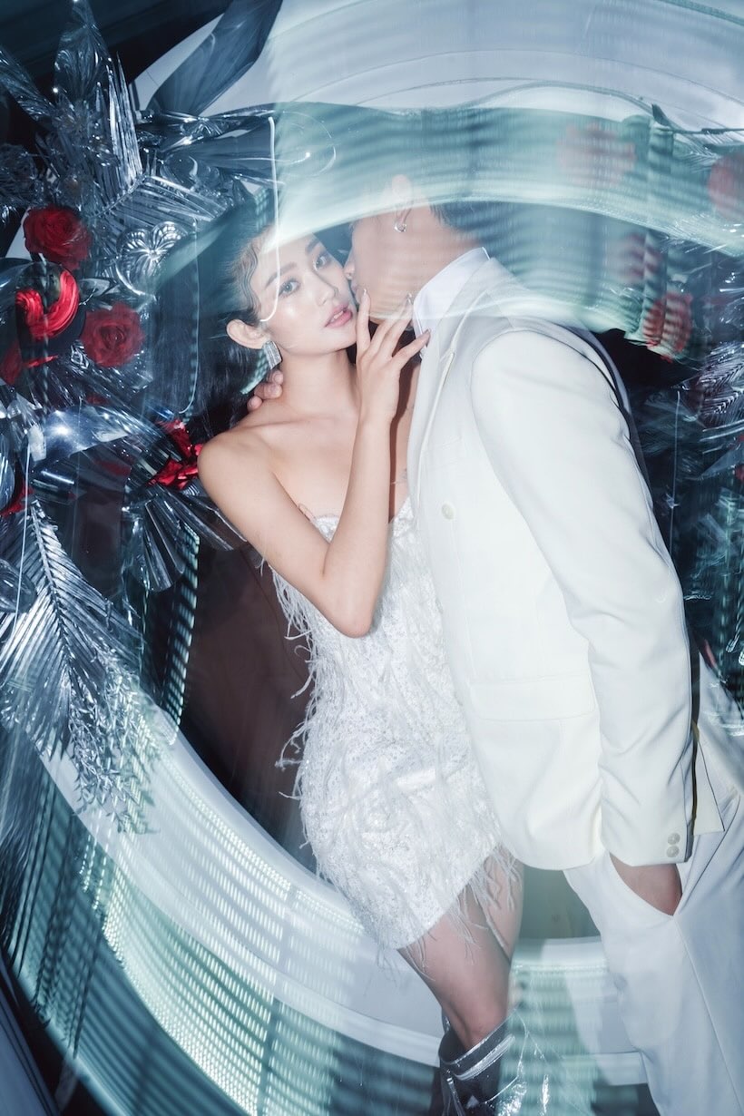 羽毛亮片派對小禮服 台北禮服租借 ROYAL MANSION 蘿亞結婚精品