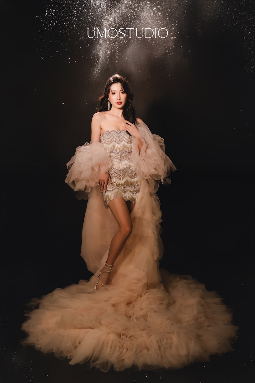 閃亮流蘇短禮服 台北禮服租借 ROYAL MANSION 蘿亞結婚精品