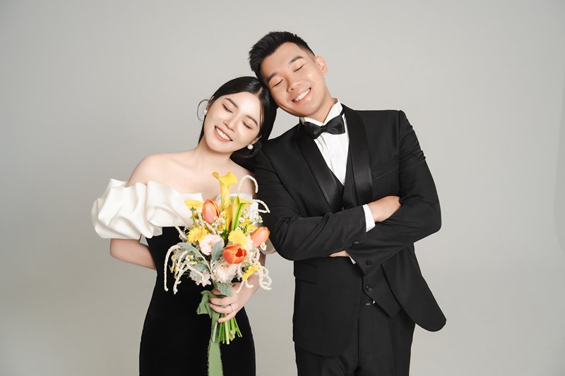 黑色禮服-黑色婚紗-黑色晚禮服-黑白撞色一字領2-台北禮服租借 ROYAL MANSION 蘿亞結婚精品