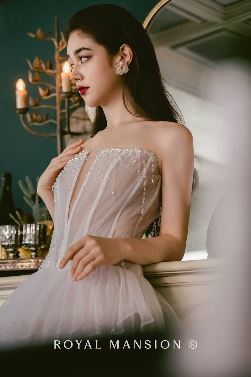 法式婚紗-立體紗裙 ROYAL MANSION 蘿亞結婚精品