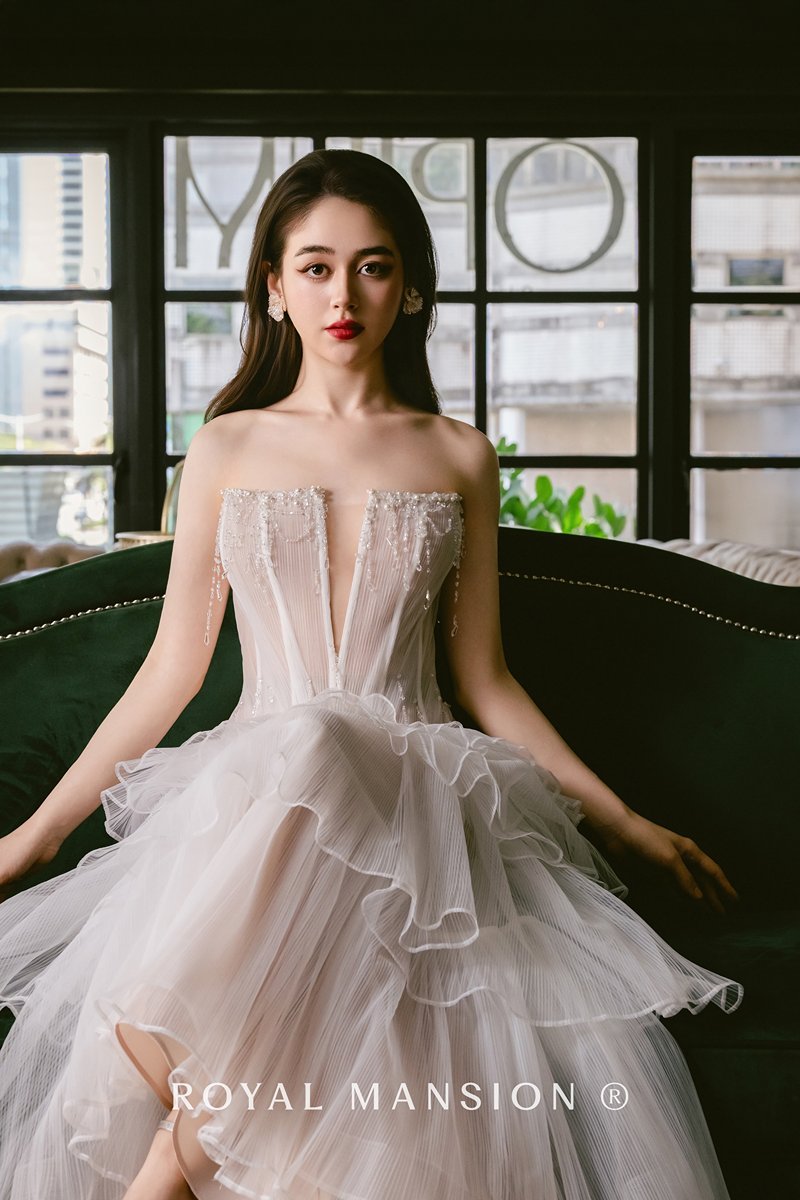 法式婚紗-立體紗裙 ROYAL MANSION 蘿亞結婚精品